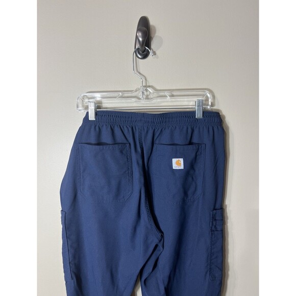 Carhartt Jogger Scrub Pants Womens Large Blue Nurse Cargo Hospital - Picture 12 of 13